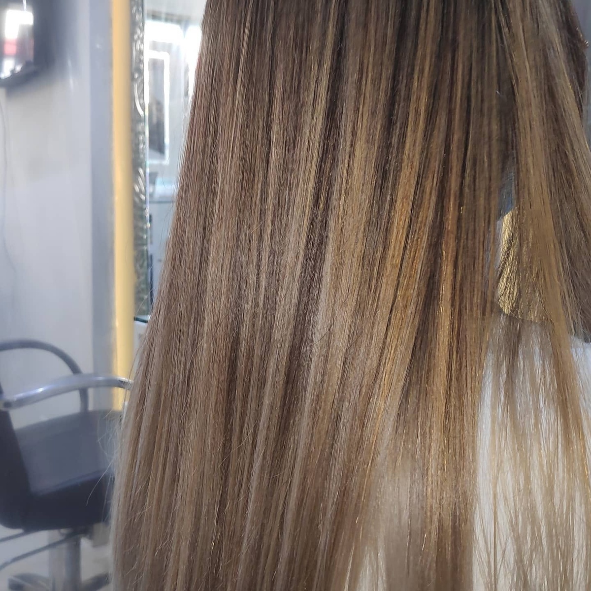 Before hairstyle finish
