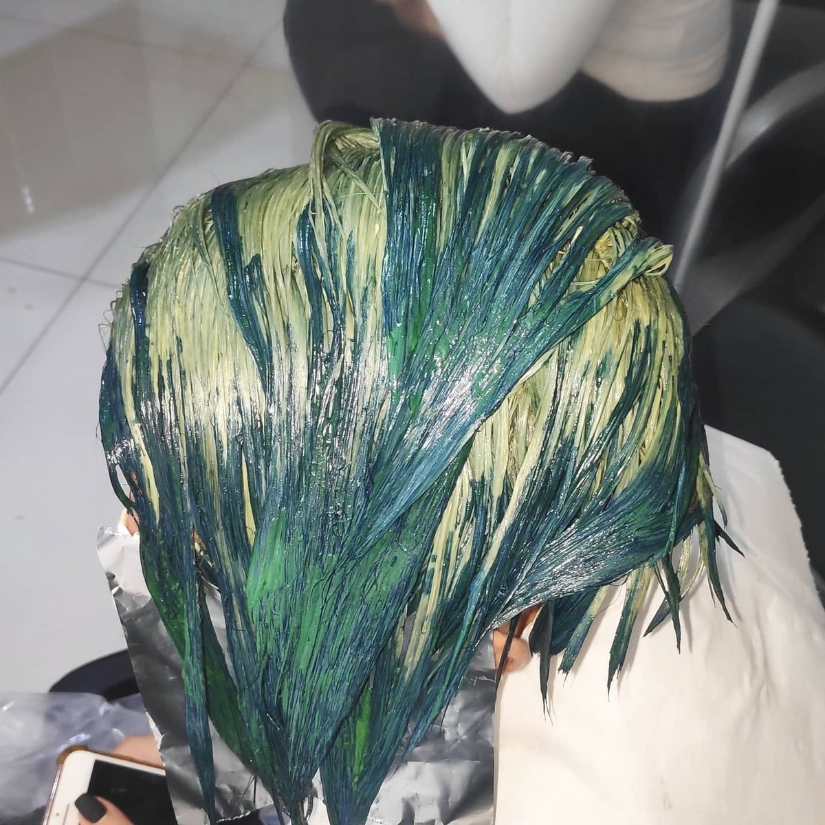 After hair transformation